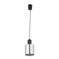 Lampa wisząca SIERRA gwint E27 moc 15W styl nowoczesny szklany klosz | czarny 6653 TK lighting