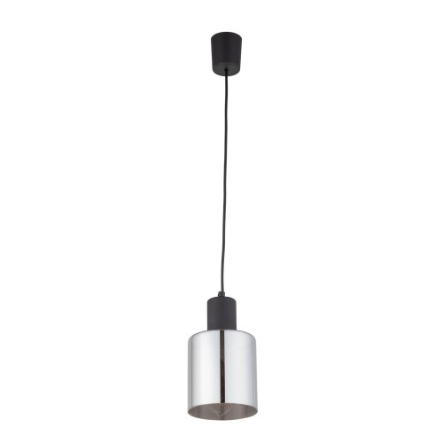 Lampa wisząca SIERRA gwint E27 moc 15W styl nowoczesny szklany klosz | czarny 6653 TK lighting