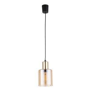Lampa zwis pojedynczy SIERRA bursztynowa do loftowych wnętrz 6665 TK Lighting