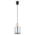 Lampa wisząca SIERRA szklany klosz złote elementy nad stolik kawowy 6661 TK