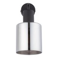 Kinkiet SIERRA gwint E27 moc 15W styl nowoczesny szklany klosz | czarny 6652 TK lighting