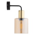 Kinkiet ścienny SIERRA złote dodatki na E27 szklany klosz 6664 TK Lighting