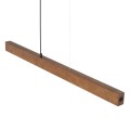 Lampa drewniana wisząca TEO LED 36W nad wyspę kuchenną 1449 TK Lighting