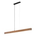 Lampa drewniana wisząca TEO LED 36W nad wyspę kuchenną 1449 TK Lighting