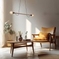Lampa wisząca na E27 HELIX WOOD ORZECH 4948 TK Lighting