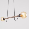 Lampa wisząca na E27 HELIX WOOD ORZECH 4948 TK Lighting