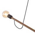 Lampa wisząca na E27 HELIX WOOD ORZECH 4948 TK Lighting