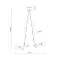 Lampa wisząca na E27 HELIX WOOD ORZECH 4948 TK Lighting