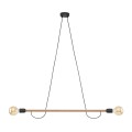 Lampa wisząca na E27 HELIX WOOD ORZECH 4948 TK Lighting
