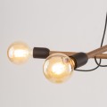 Lampa wisząca na E27 max 15W HELIX WOOD ORZECH 4949 TK Lighting