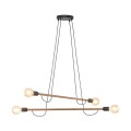 Lampa wisząca na E27 max 15W HELIX WOOD ORZECH 4949 TK Lighting