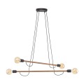 Lampa wisząca na E27 max 15W HELIX WOOD ORZECH 4949 TK Lighting