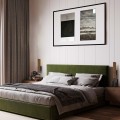 Kinkiet LED 36W drewniany kolor orzechowy do sypialni w stylu scandic-eco 6613 TK Lighting