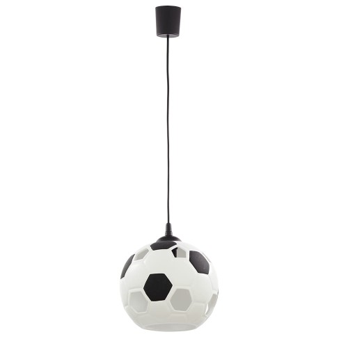 Lampa wisząca FOOTBALL do pokoju fana kolor Czarny 6147 TK Lighting