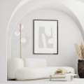 Lampa stojąca w stylu eco, drewniany stelaż szklane klosze 5809 TK Lighting