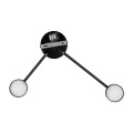 Kinkiet ścienny nowoczesny na GX53 AVIA czarny KINKIET 6808 TK Lighting