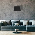 Lampa wisząca MAJA gwint E27 moc 15W styl nowoczesny klosz tkanina | czarny 1885 TK lighting