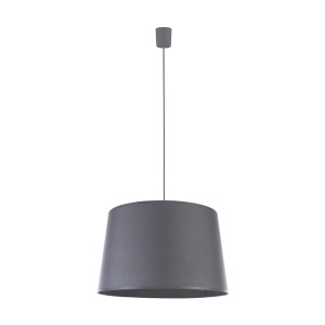 Lampa wisząca MAJA gwint E27 moc 15W styl nowoczesny klosz tkanina | szary 1881 TK lighting