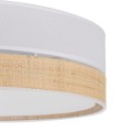 Lampa sufitowa plafon styl boho 45cm średnicy biała 4764 TK Lighting