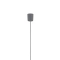 Lampa wisząca MAJA gwint E27 moc 15W styl nowoczesny klosz tkanina | szary 1881 TK lighting