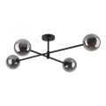 Lampa sufitowa SARIUS szklane grafitowe klosze 4 PŁ 6235 TK Lighting