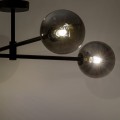 Lampa sufitowa SARIUS szklane grafitowe klosze 4 PŁ 6235 TK Lighting