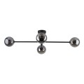Lampa sufitowa SARIUS szklane grafitowe klosze 4 PŁ 6235 TK Lighting