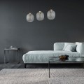 Lampa wisząca OMEGA szklane klosze na E27 czarny przewody 4574 TK Lighting