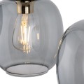 Lampa wisząca OMEGA szklane klosze na E27 czarny przewody 4574 TK Lighting