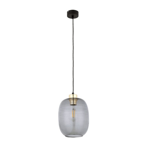 Lampa wisząca OMEGA kolor Czarny / złoty szklane klosze 4572 TK Lighting