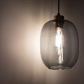 Lampa wisząca OMEGA kolor Czarny / złoty szklane klosze 4572 TK Lighting