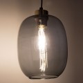 Lampa wisząca OMEGA kolor Czarny / złoty szklane klosze 4572 TK Lighting