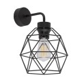 Kinkiet ścienny GALAXY kolor Czarny klatkowy klosz 4560 TK Lighting