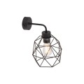 Kinkiet ścienny GALAXY kolor Czarny klatkowy klosz 4560 TK Lighting