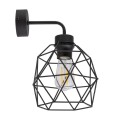 Kinkiet ścienny GALAXY kolor Czarny klatkowy klosz 4560 TK Lighting