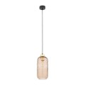 Lampa wisząca szklany klosz PESCARA kolor Czarny / złoty 4575 TK Lighting