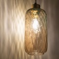 Lampa wisząca szklany klosz PESCARA kolor Czarny / złoty 4575 TK Lighting