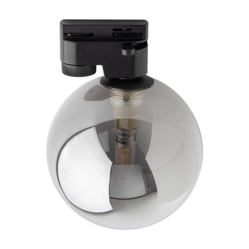 Lampa szklana czarno-grafitowa na szynę TRACER 1-obwodowy 4922 TK Lighting