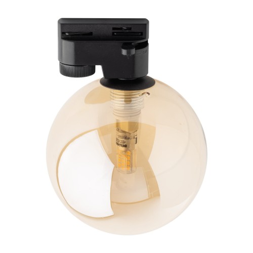 Lampa na szynę szklana bursztynowa TRACER 1-obwodowy 4924 TK Lighting