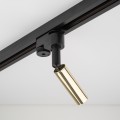 Lampa reflektor na szynę TRACER 1 obwodowy Czarny / złoty 6616 TK Lighting