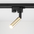 Lampa reflektor na szynę TRACER 1 obwodowy Czarny / złoty 6616 TK Lighting