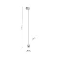 TRACER TRÓJOBWODOWY WHITE 1 ZAWIESZENIE E27 1,5M 6761 TK Lighting