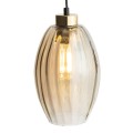 Lampa wisząca SEBO szkloany klosz kolor Czarny / złoty 4633 TK Lighting