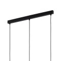 Lampa wisząca SEBO gwint E27 moc 15W styl  szklany klosz | czarny 4635 TK lighting