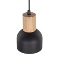 Lampa wisząca CAIRO kolor Czarny / jasne drewno na E27 4894 TK Lighting