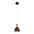 Lampa wisząca CAIRO kolor Czarny / jasne drewno na E27 4894 TK Lighting