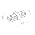 TRACER BLACK ZŁĄCZE PROSTE 4068 TK Lighting