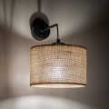 Kinkiet ścienny podwieszany klosz JUTA z włącznikiem na rozecie 6858 TK Lighting