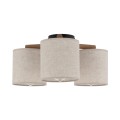 Lampa sufitowa z abażurowe klosze DEVA 3xE27 do sypialni 6865 TK Lighting