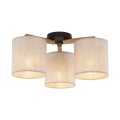 Lampa sufitowa z abażurowe klosze DEVA 3xE27 do sypialni 6865 TK Lighting